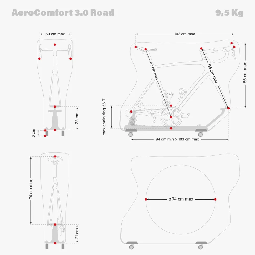 Aerocomfort 3.0 TSA Exclusive Road Case