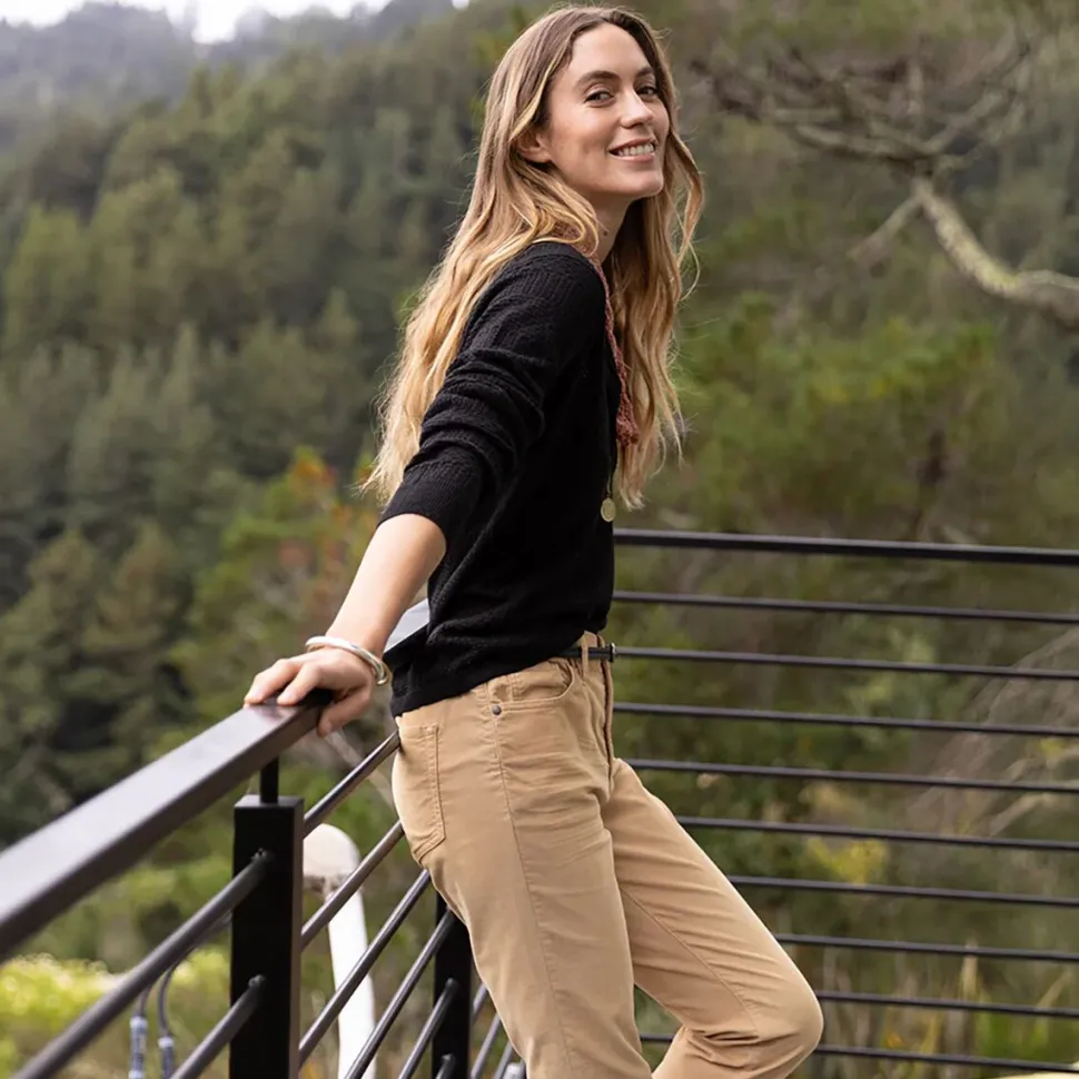 Amara Pointelle Sweater - Women's
