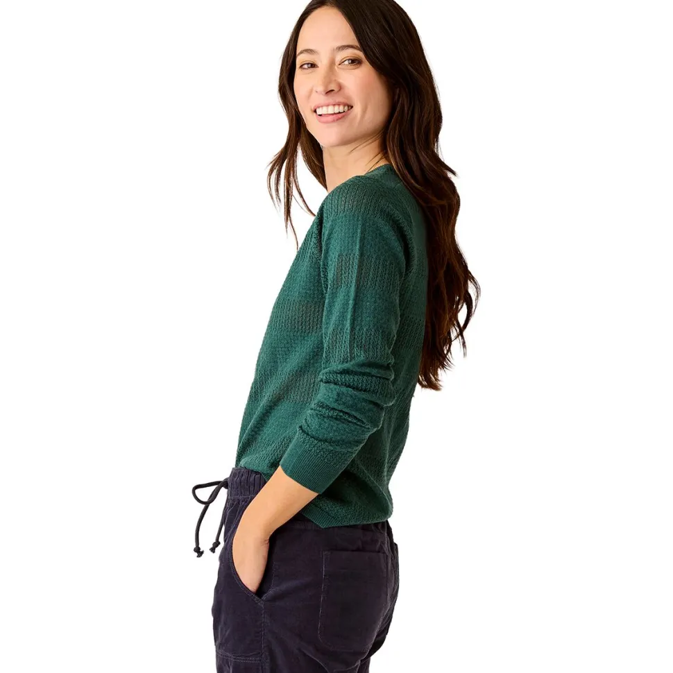 Amara Pointelle Sweater - Women's