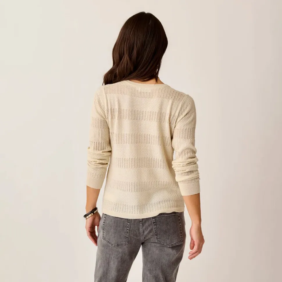 Amara Pointelle Sweater - Women's
