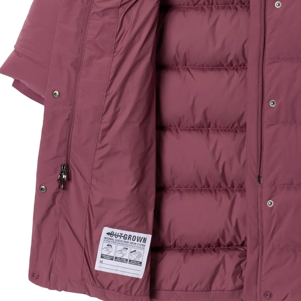 Amaze Puff Long Hooded Jacket - Girls'