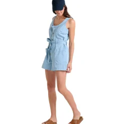 Arroyo Twill Sleeveless Romper - Women's