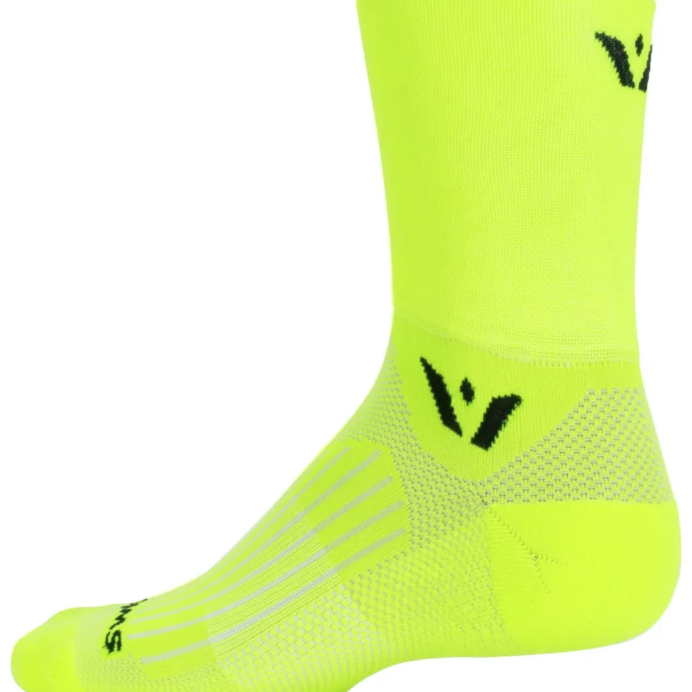 Aspire Quarter Crew High Sock
