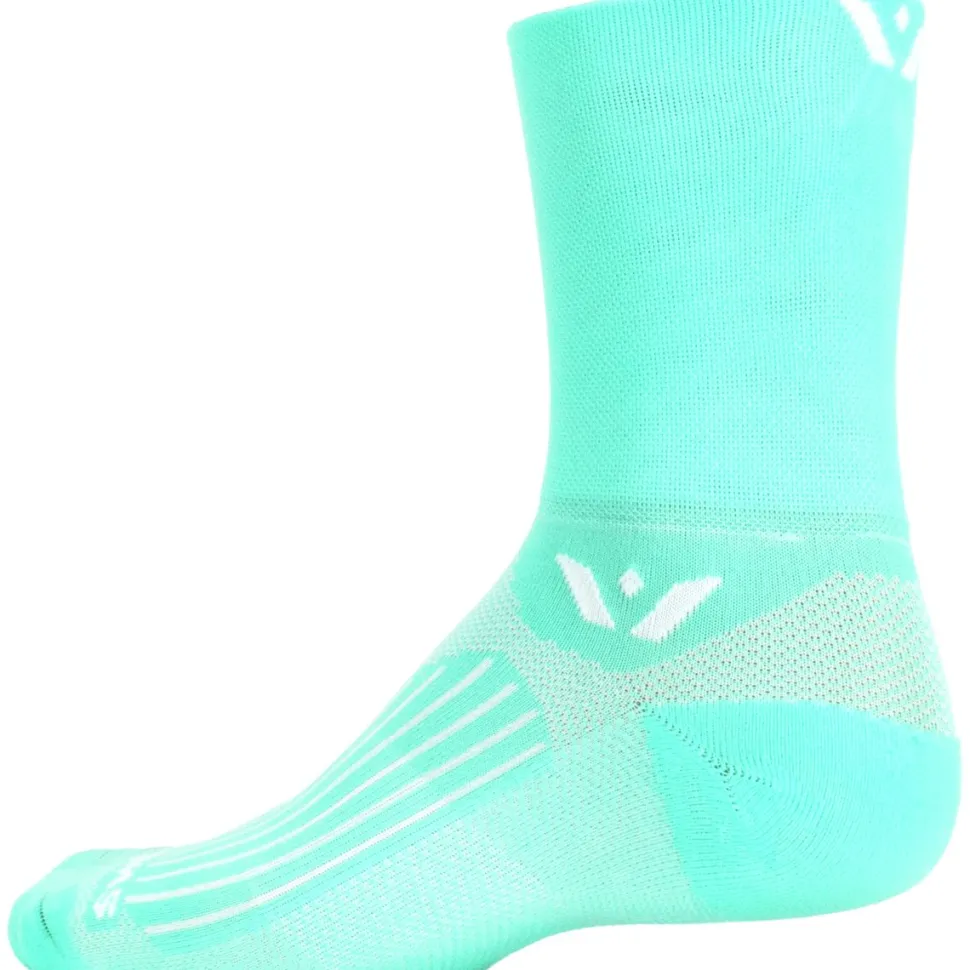 Aspire Quarter Crew High Sock