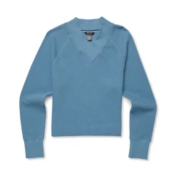 Atajo Long-Sleeve Waffle V-Neck Top - Women's