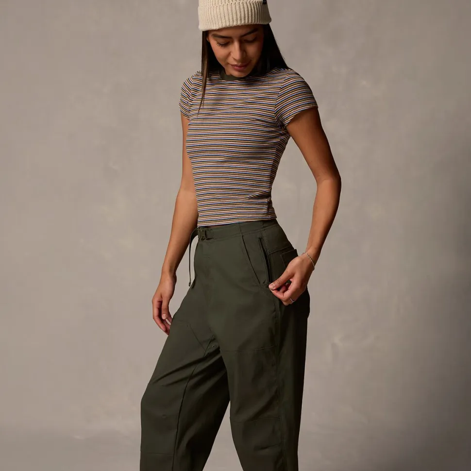 Baby Rib Short-Sleeve T-Shirt - Women's