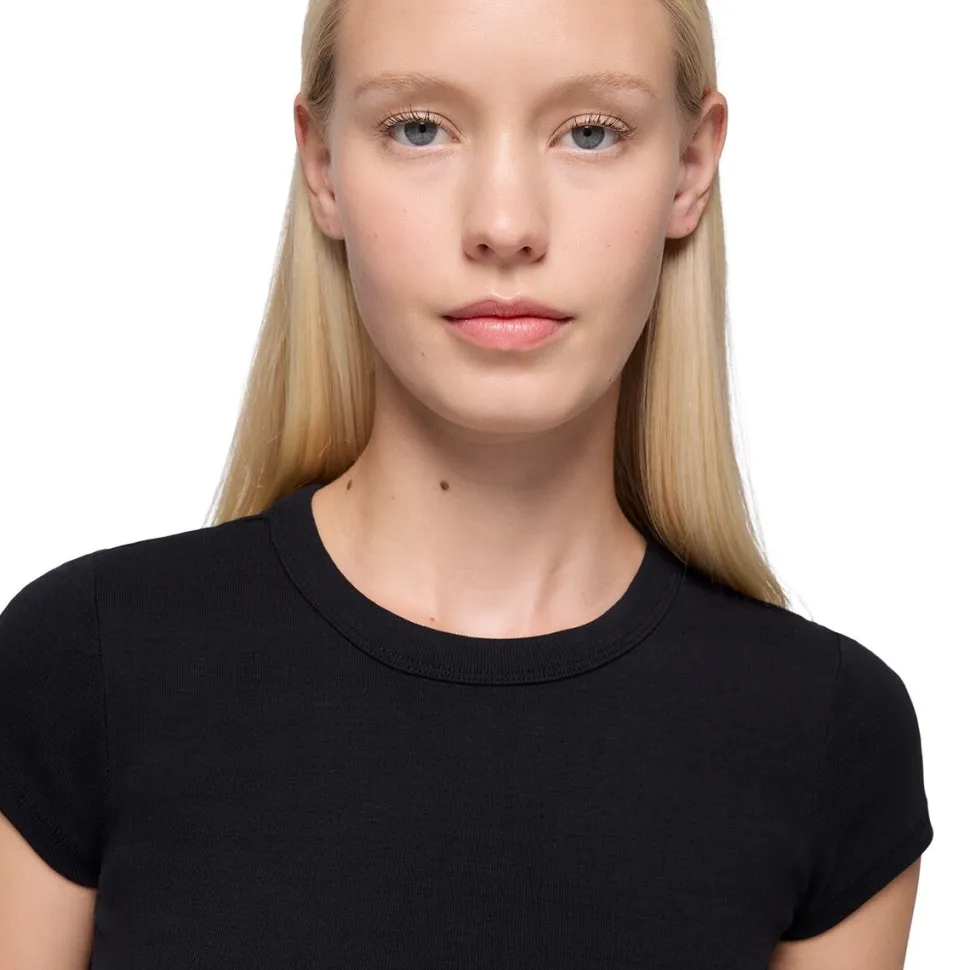 Baby Rib Short-Sleeve T-Shirt - Women's