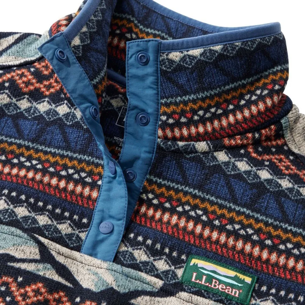 Bean's Sweater Fleece Print Pullover - Women's
