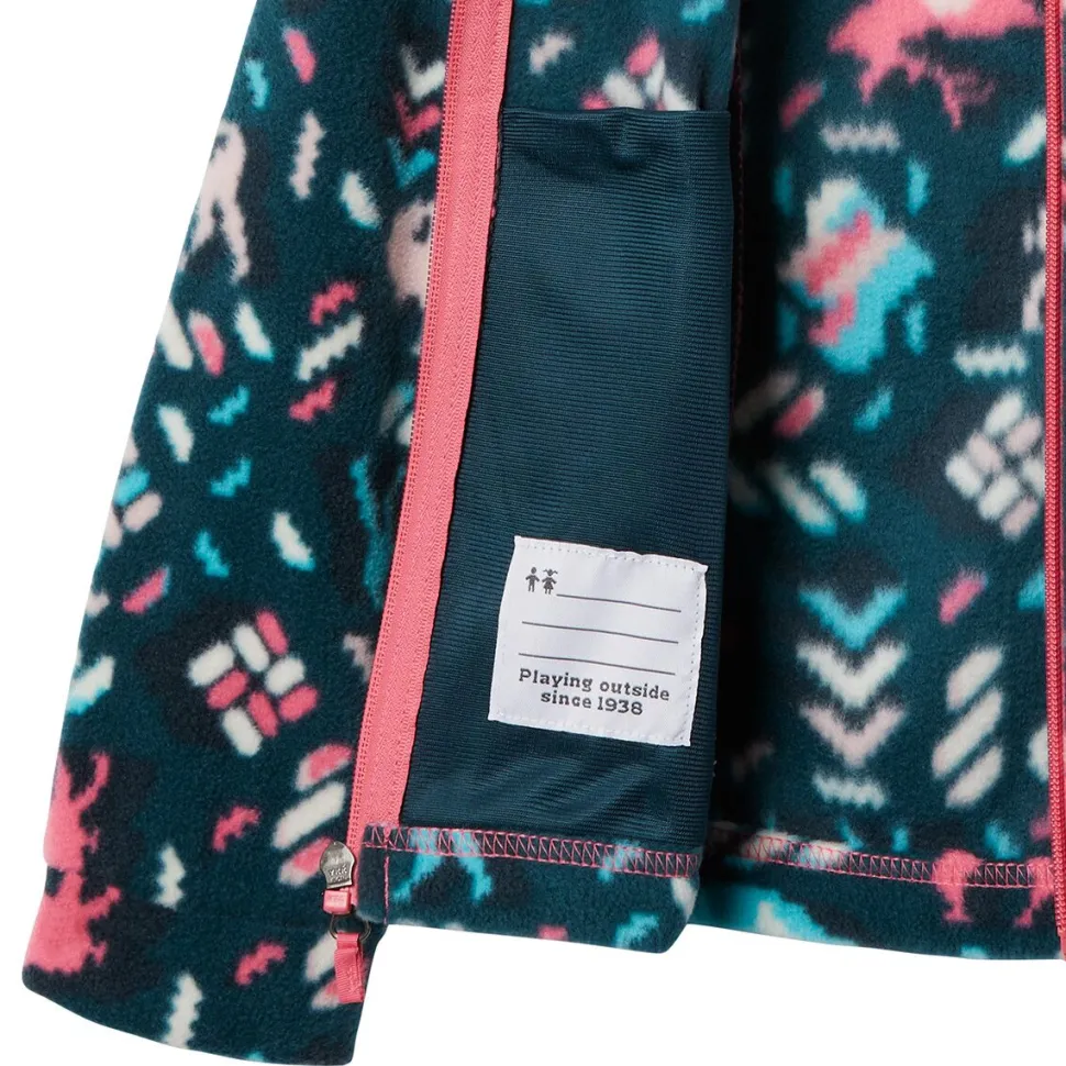Benton Springs II Printed Fleece Jacket - Toddler Girls'