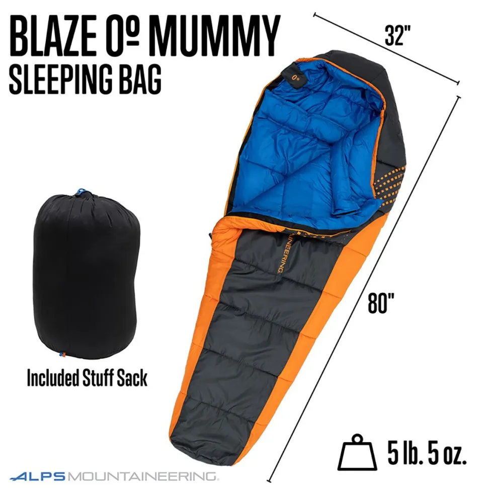 Blaze 0 Sleeping Bag: 0F Synthetic