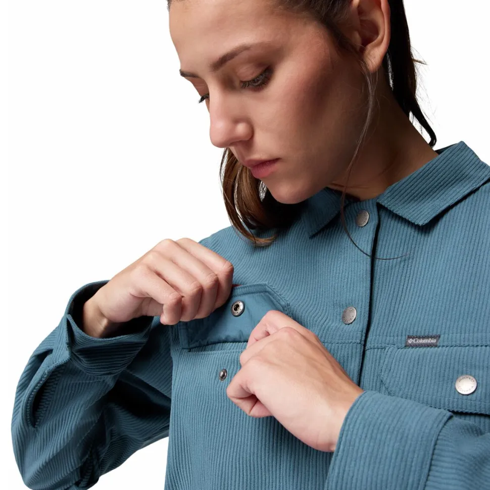 Blue Point Creek Short Corduroy Shirt Jacket - Women's