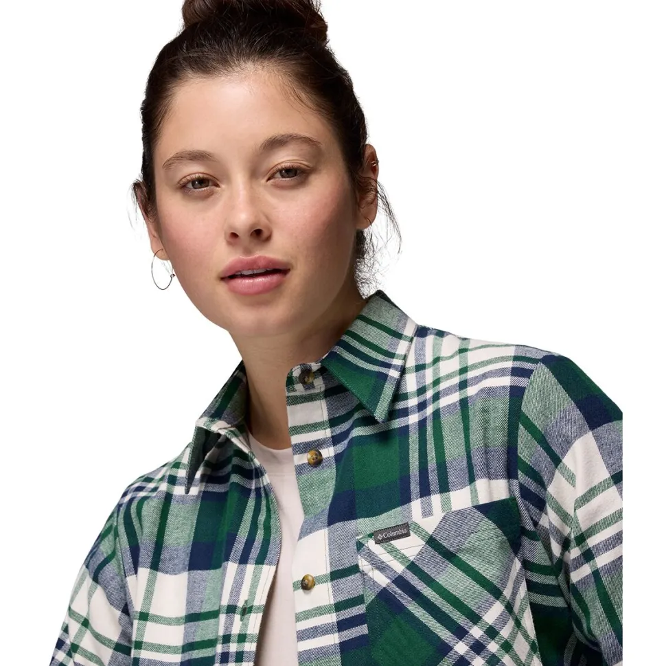 Calico Basin Flannel Long-Sleeve Shirt - Women's