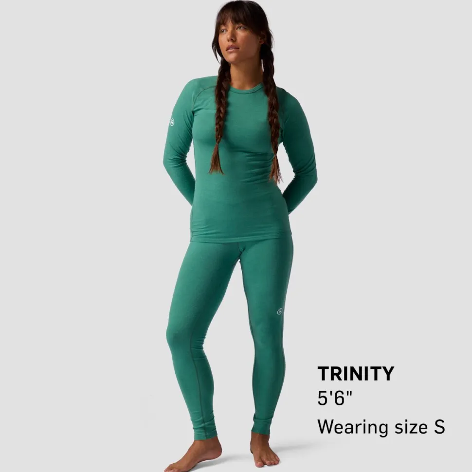 Cedars RWS Merino Lt-Wt Baselayer Crew Top - Women's