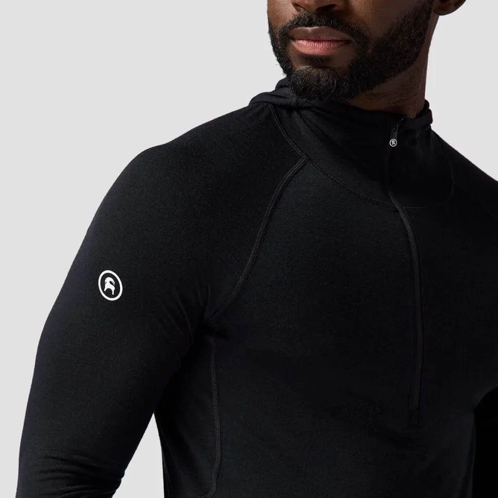 Cedars RWS Merino Lt-Wt Baselayer 1/2-Zip Scuba Top - Men's
