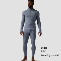 Cedars RWS Merino Lt-Wt Baselayer 1/2-Zip Scuba Top - Men's