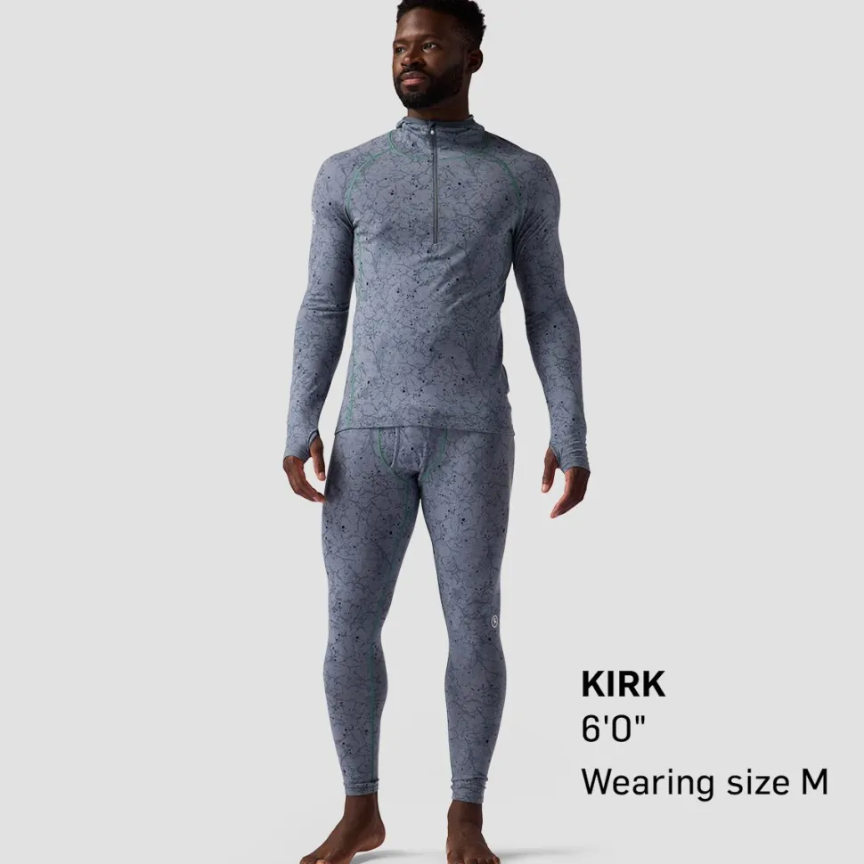 Cedars RWS Merino Lt-Wt Baselayer 1/2-Zip Scuba Top - Men's