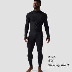 Cedars RWS Merino Lt-Wt Baselayer 1/2-Zip Scuba Top - Men's