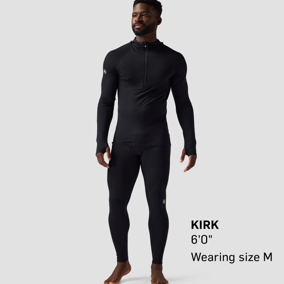 Cedars RWS Merino Lt-Wt Baselayer 1/2-Zip Scuba Top - Men's