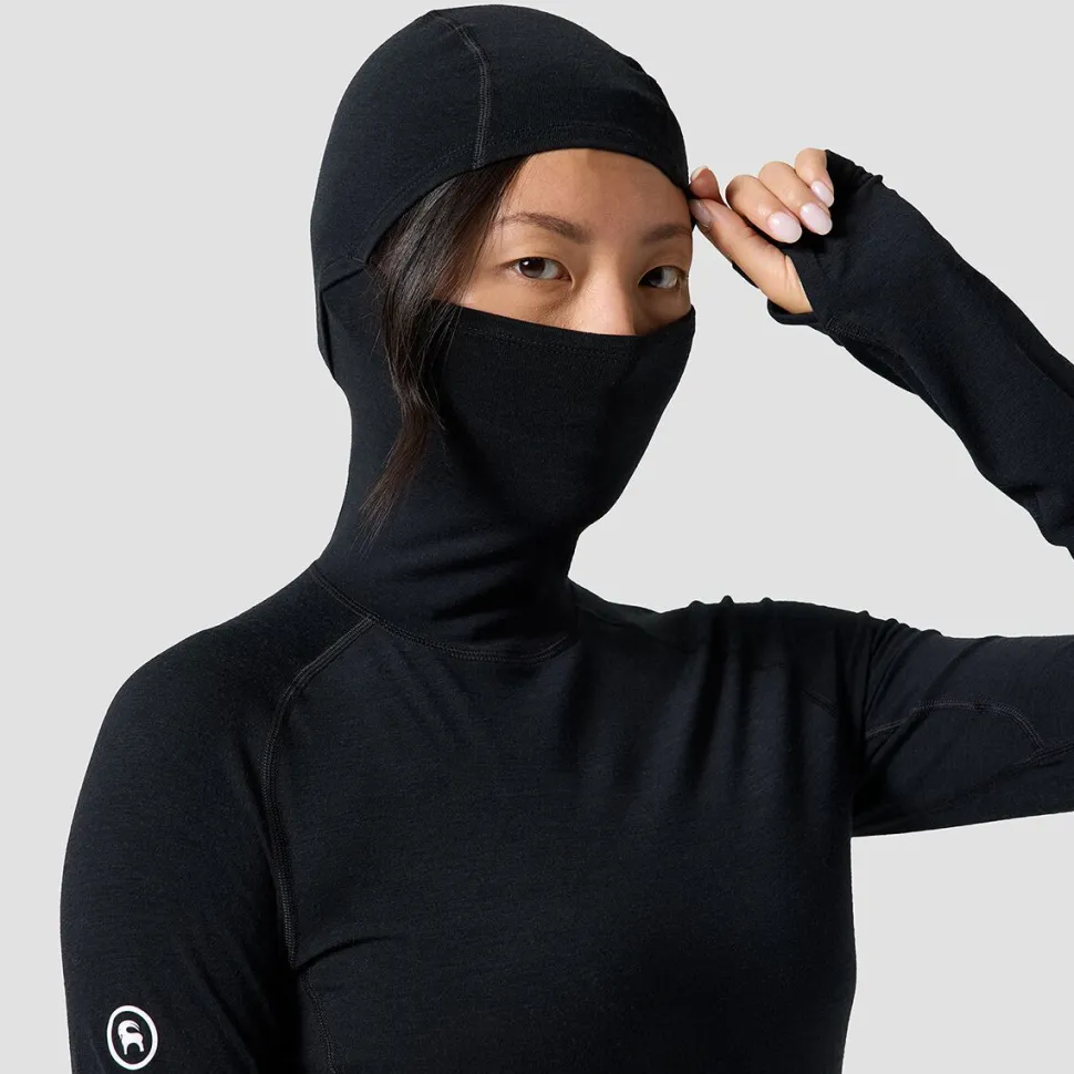 Cedars RWS Merino Lt-Wt Baselayer Balaclava Top - Women's