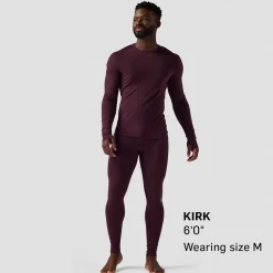 Cedars RWS Merino Lt-Wt Baselayer Crew Top - Men's