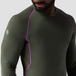 Cedars RWS Merino Lt-Wt Baselayer Crew Top - Men's