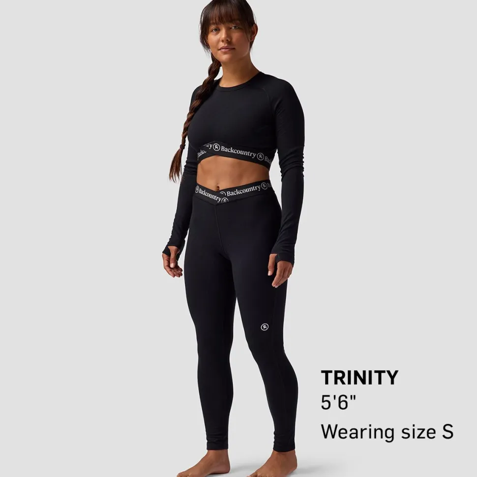 Cedars RWS Merino Lt-Wt Baselayer V-Waist Bottom - Women's
