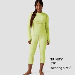 Cedars RWS Merino Mid-Wt Baselayer 3/4 Bottom - Women's