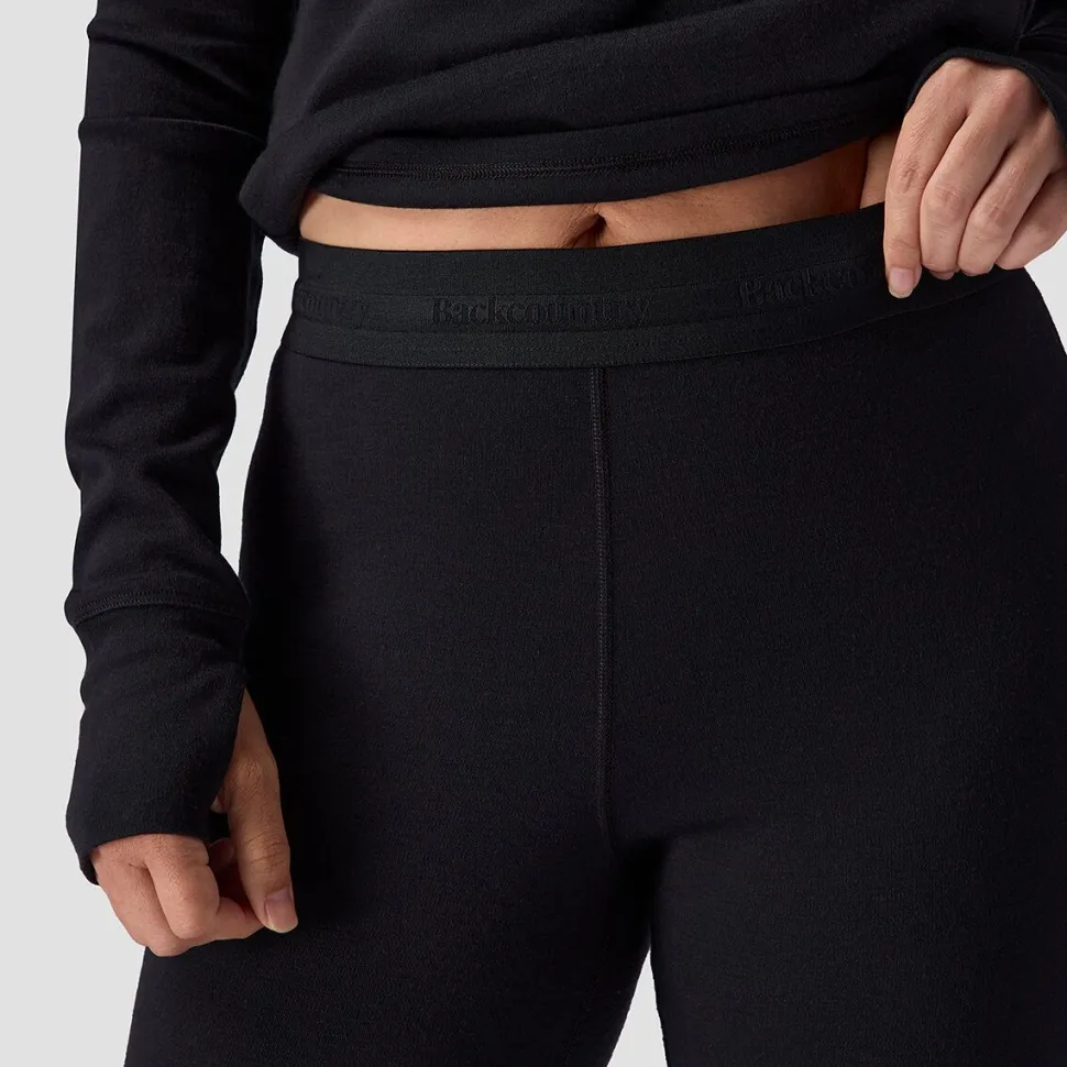 Cedars RWS Merino Mid-Wt Baselayer 3/4 Bottom - Women's