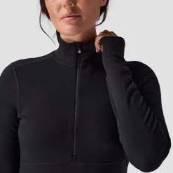 Cedars RWS Merino Mid-Wt Baselayer 1/4-Zip Top - Women's