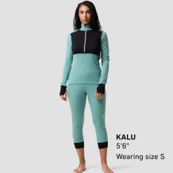 Cedars RWS Merino Mid-Wt Baselayer 1/4-Zip Top - Women's