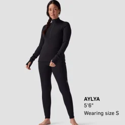 Cedars RWS Merino Mid-Wt Baselayer 1/4-Zip Top - Women's