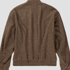 Check Oversized Bomber Jacket - Women's