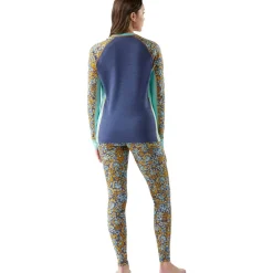 Classic Thermal Merino Colorblock Baselayer Crew - Women's
