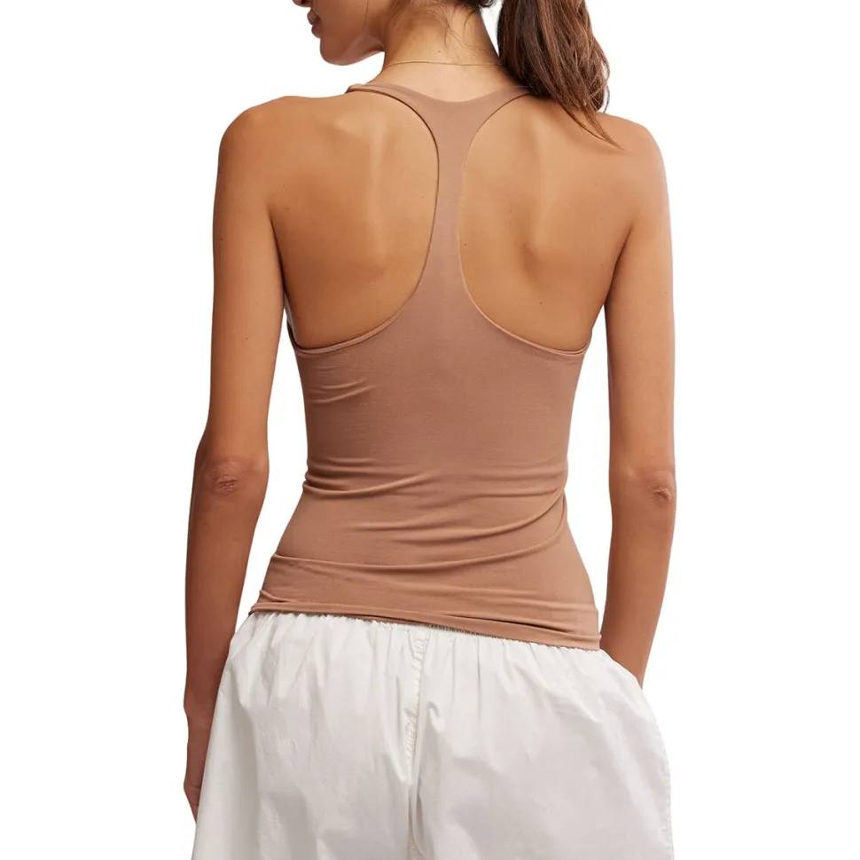 Clean Lines Racerback Tank Top - Women's