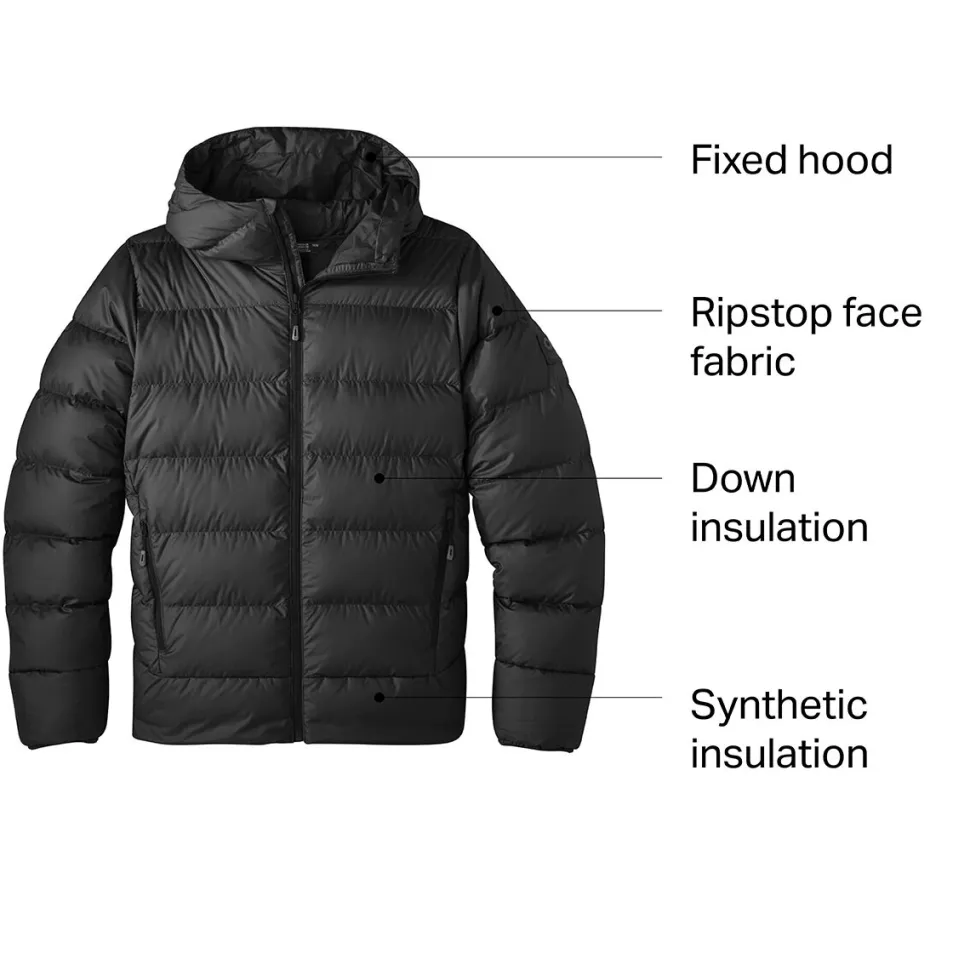 Coldfront Down Hooded Jacket - Men's