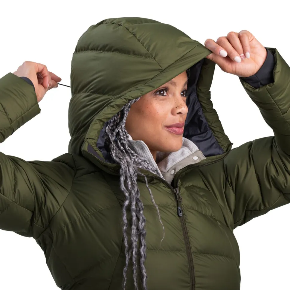 Coldfront Down Hooded Jacket - Women's