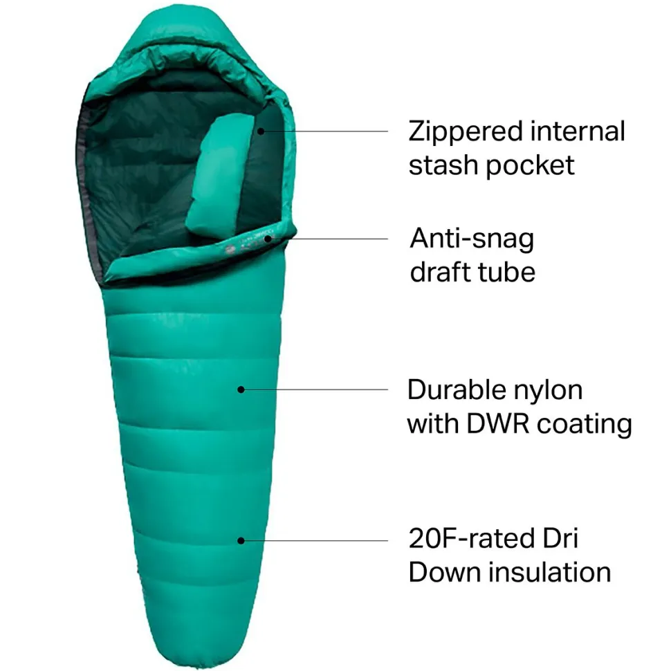 Cosmic Ultra 800 DriDown Sleeping Bag: 20F Down - Women's