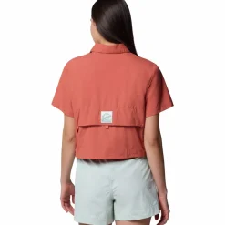 Cove Beach Woven Cropped Shirt - Women's