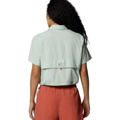Cove Beach Woven Cropped Shirt - Women's