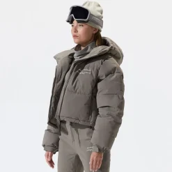 Cropped Puffer Jacket - Women's