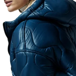 Cropped Quilted Fleece Jacket - Women's