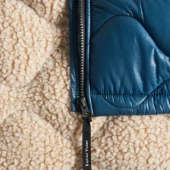 Cropped Quilted Fleece Jacket - Women's