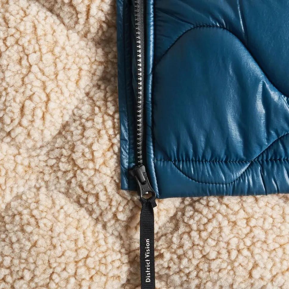 Cropped Quilted Fleece Jacket - Women's