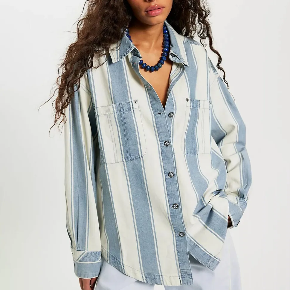 Crossroads Striped Shirt - Women's