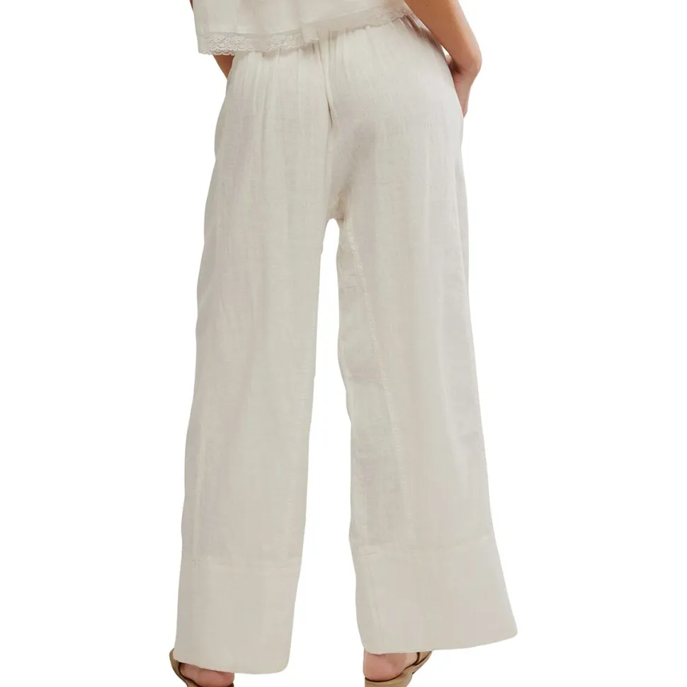 Days End Linen Pull On Pant - Women's