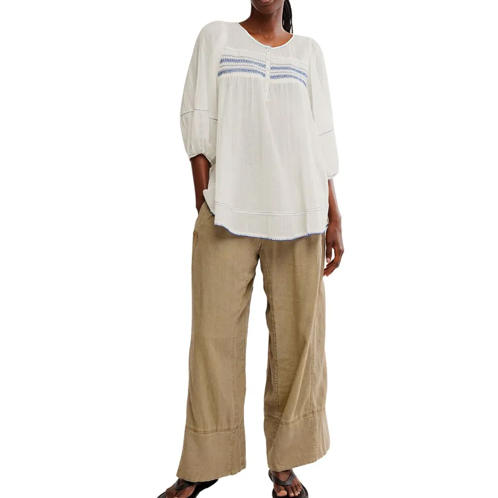 Days End Linen Pull On Pant - Women's