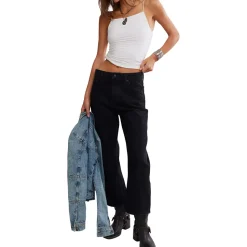 Deep Trance Dropped BF Jean - Women's