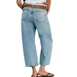 Deep Trance Dropped BF Jean - Women's