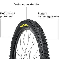Dissector Wide Trail Dual Compound EXO/TR 29in Tire