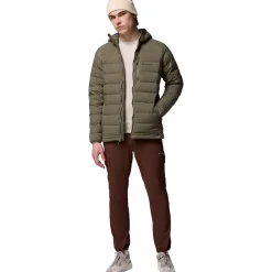 Drift Peak Stretch Down Hooded Jacket - Men's